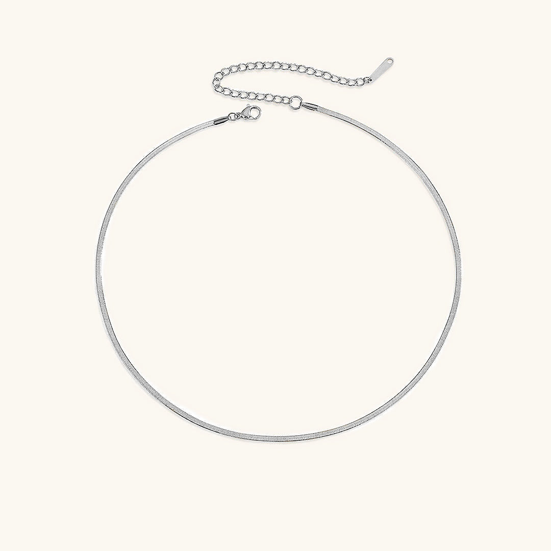 Eloise Gold Herringbone Necklace