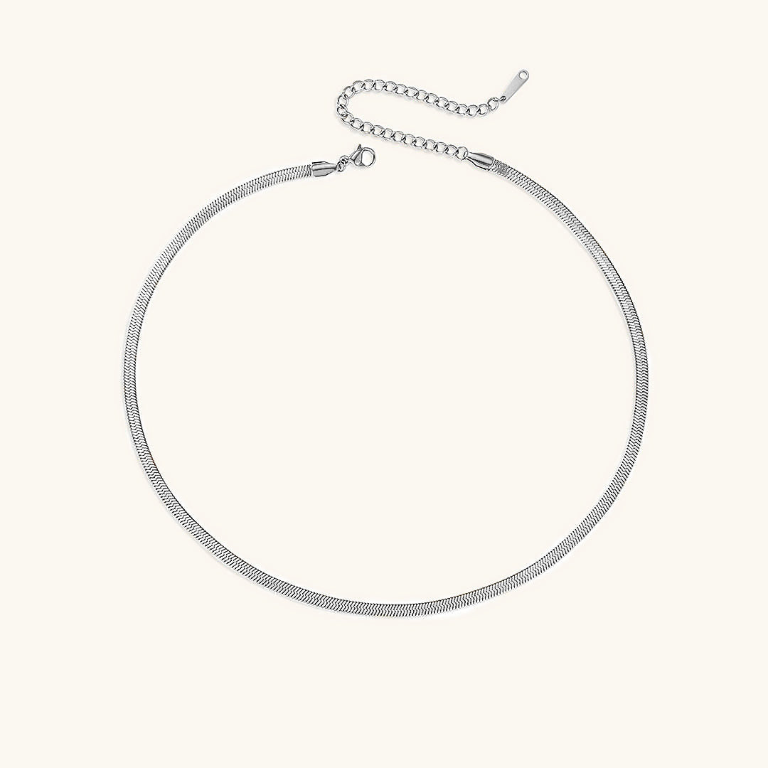 Eloise Gold Herringbone Necklace