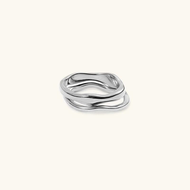 Edith Gold Stacker Ring